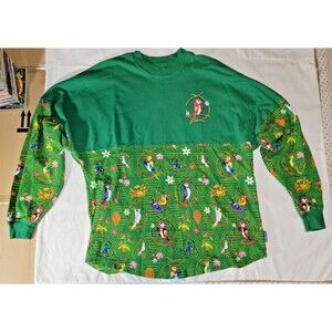Disney Parks Disneyland Enchanted Tiki Room Spirit Jersey Green (Size Small)